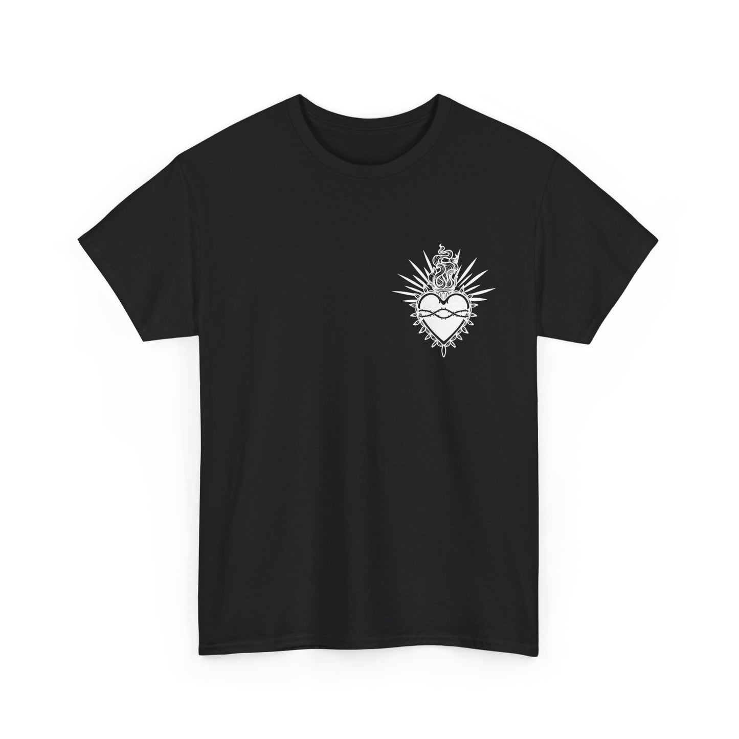 Queen of Hearts Unisex Heavy Cotton Tee - Perfect for Gamers & Card Enthusiasts