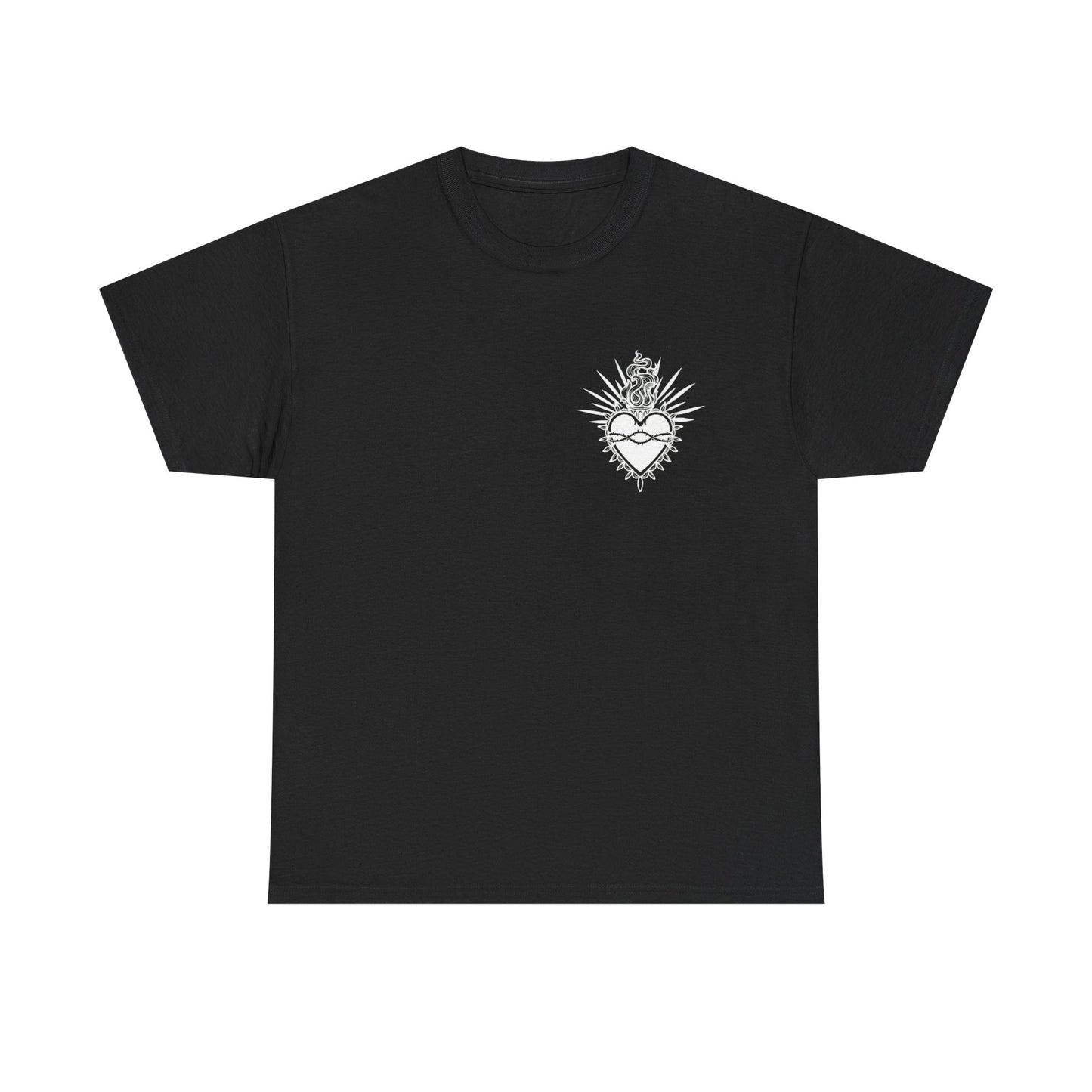 Queen of Hearts Unisex Heavy Cotton Tee - Perfect for Gamers & Card Enthusiasts